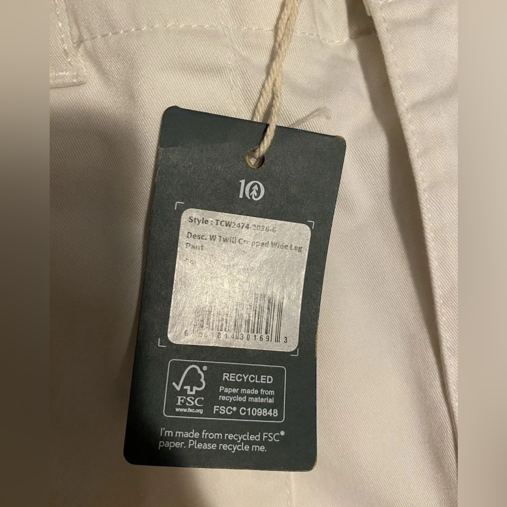 TenTree White Pants - Picture 4 of 5